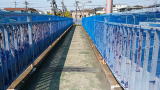 西鎌倉小学校前歩道橋工事前
